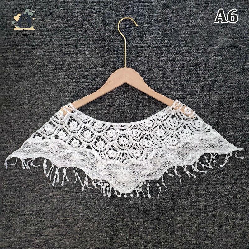 [Bluemood] Khăn choàng cape shrug ren dệt kim - Phù hợp dạ hội và cô dâu