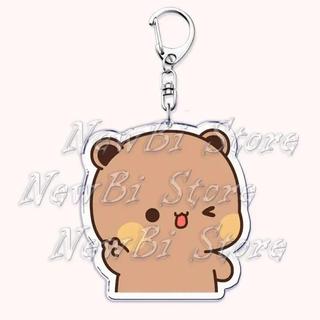 Super Cute Bubu Dudu Keychains Baby Yier Bear Panda Keyring for Accessories Bag Key Chain Jewelry Fans Couple Love Fans