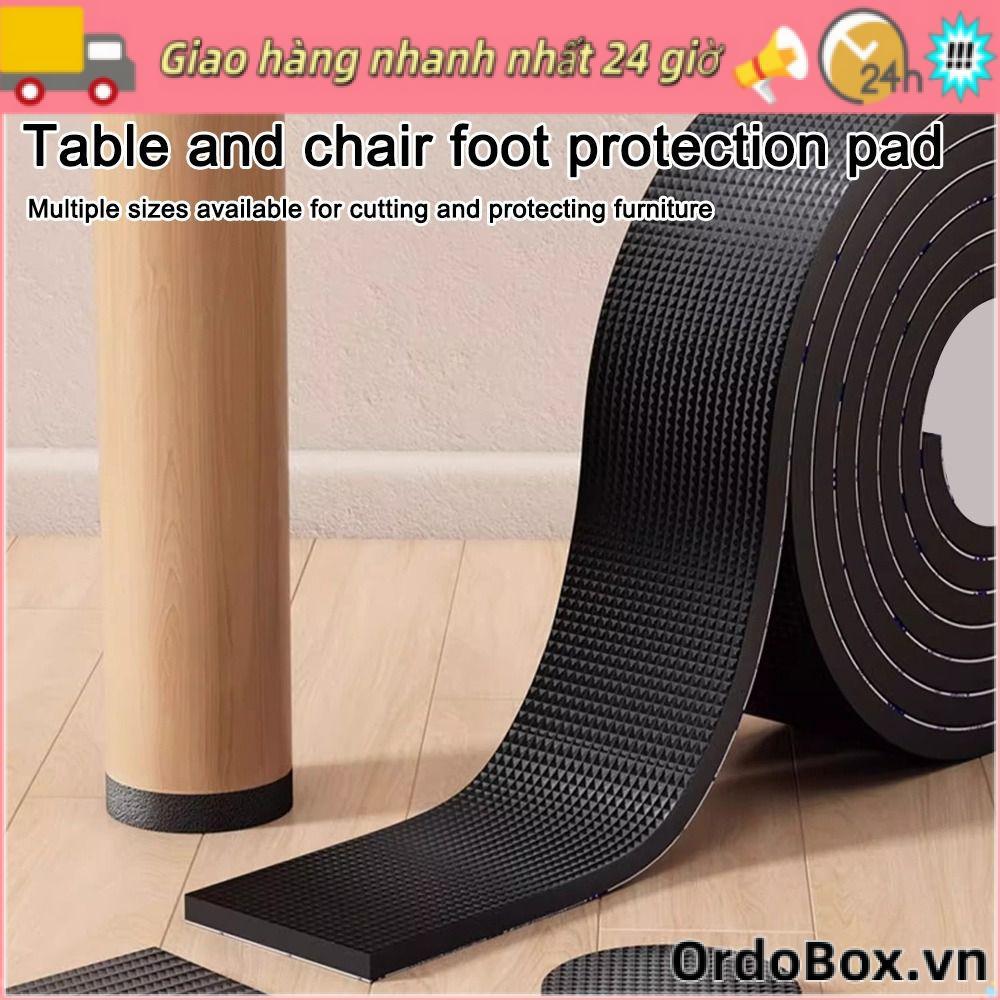 Miếng đệm cao su ORDOBOX, Tấm lót chân nội thất chống va chạm chống trượt, Tấm lót chân bàn tự dính Phần cứng