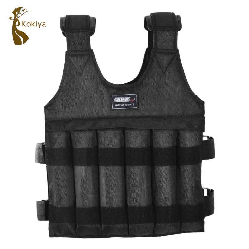 Áo tập nặng 50kg, có thể điều chỉnh, phù hợp với thiết bị tập luyện boxing và fitness