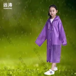 Yuantao Áo Mưa Trẻ Em Leo Núi Ngoài Trời eva Dày Nam Nữ Hoạt Hình Không Thể Tháo Rời Áo Mưa Trẻ Em Học Sinh Áo Mưa 0MH