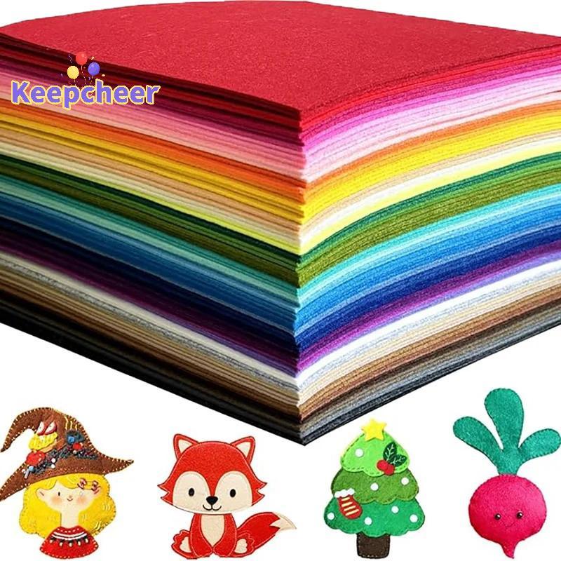 [Keepcheer] 20 Tấm Vải Nỉ Mềm Nhiều Màu Cho May Thủ Công Và Handmade