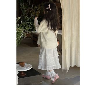 Chân váy ren bé gái dáng dài – Váy công chúa dễ thương cho bé