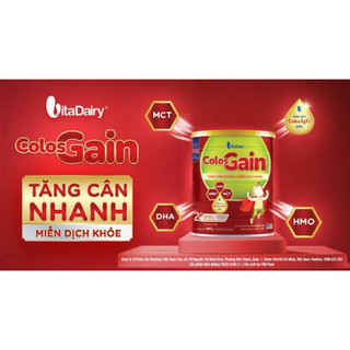 Sữa bột Colos Gain đủ số 0+,1+ lon 800gr (DATE MỚI NHẤT)