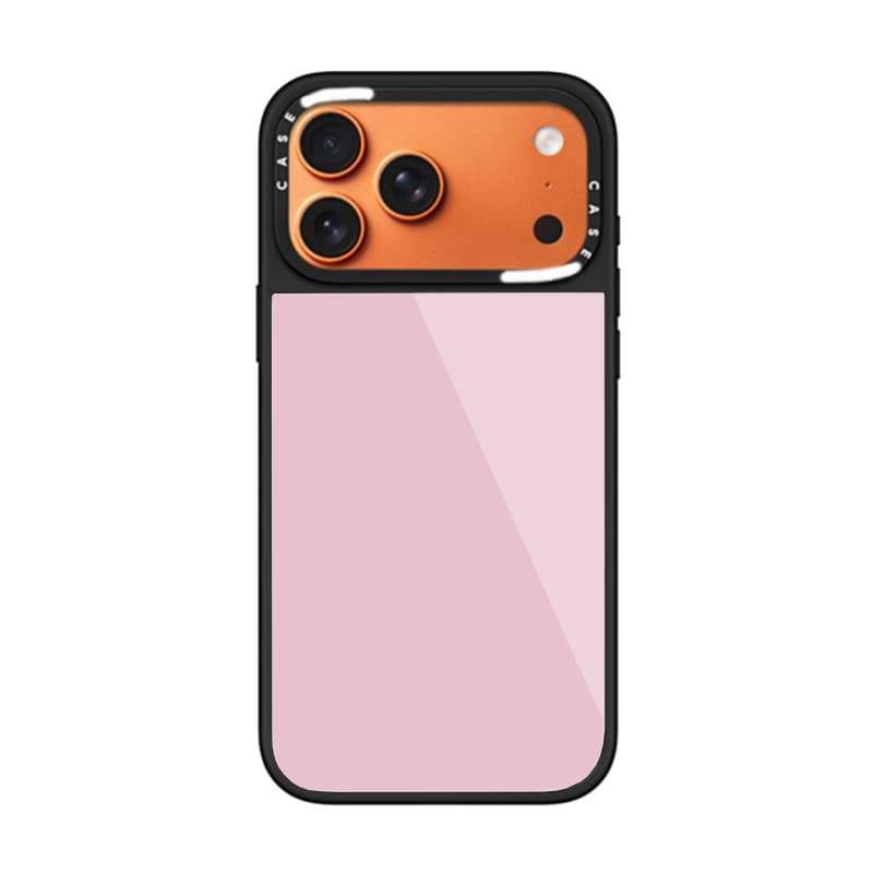 CASECASE X Màu Trơn Màu Hồng Ốp Lưng Kính Hút Từ Tính Chống Trầy Xước Cho IPhone 17 Air 16 15 14 Pro Max Plus Ốp Lưng Cứng Có Hộp Khắc Logo