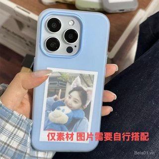 Ốp Điện Thoại Thích Hợp Cho iPhone Jelly 2 Trong 1 Vỏ Điện Thoại Dopamine Thích Hợp Cho iPhone16pro Có Thể Giữ Ảnh 17 Phong Cách Mới 13 Mờ 14 15 Vỏ Bảo Vệ MSPB