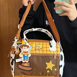 Dễ Thương Buzz Woody Túi Xách Hoạt Hình Hàng Hóa Mùa Hè Phong Cách Mới Dung Tích Lớn Một Vai Tôi
