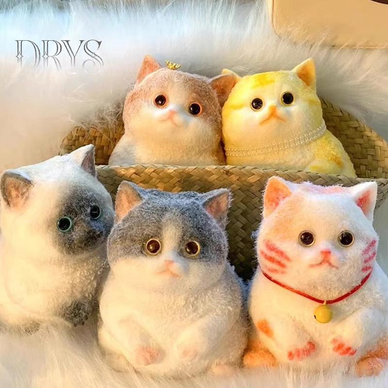 (TFT) Taba Mèo Mút Dễ Thương Cam Mèo Sang Trọng Mềm Mại Stiy Girl Trẻ Em Quà Tặng Sinh Nhật Fidget Squishy Đồ Chơi Đồ Trang Trí Thú Cưng Quà Tặng MỚI