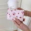 Ví ngắn OLVIDO, Ví đựng tiền xu in nơ nhiều khe, Ví đựng thẻ tín dụng gấp ba lần bằng da PU dành cho nữ