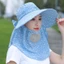 Exhila Ngoài Trời Thoáng Khí Mũ Chống Nắng Cổ Polyester Nắp Nhiều Màu Lựa Chọn