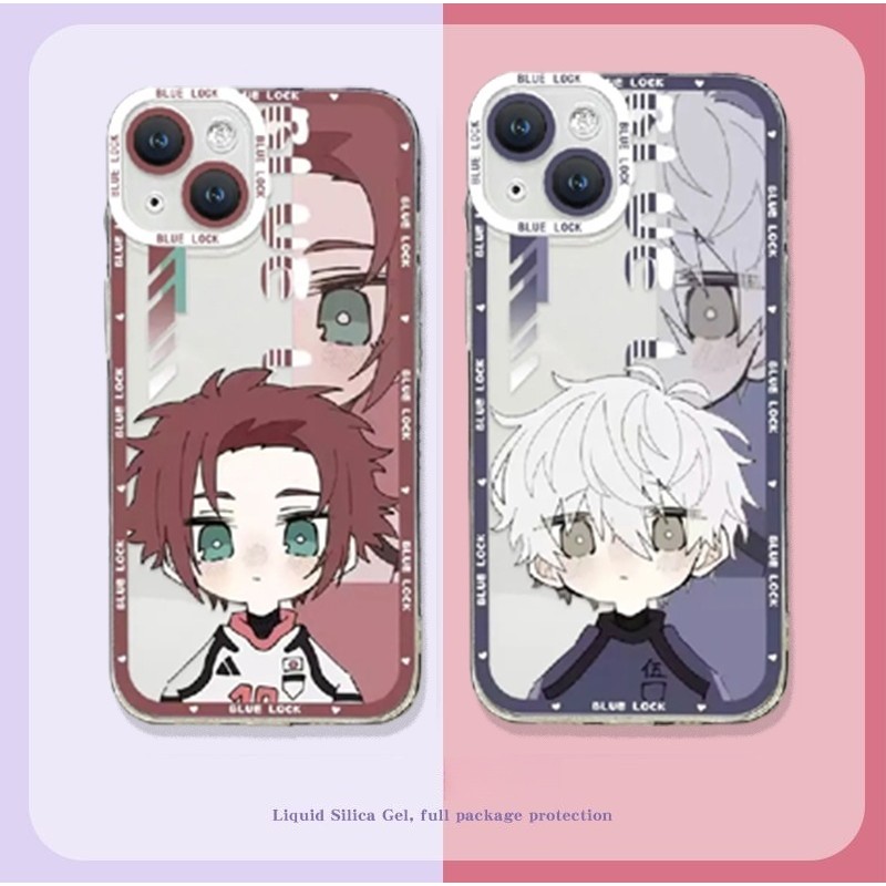 Ốp Lưng Cho OPPO A40 A3X A3 5G A55 A74 A31 A53 A33 2020 A98 A1 A78 A16K A15S A15 RENO 6 Lite 4 8Z Anime BLUE LOCK Phim Hoạt Hình Trong Suốt Silicon Mềm