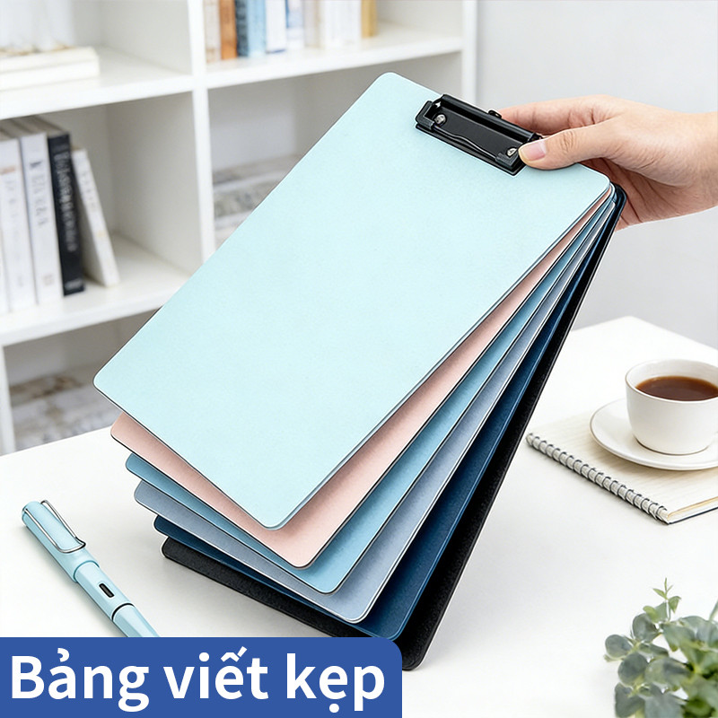 Bảng dán nhựa Morandi, bìa đơn mặt, thích hợp để làm bảng viết và trưng bày bài thi, tài liệu