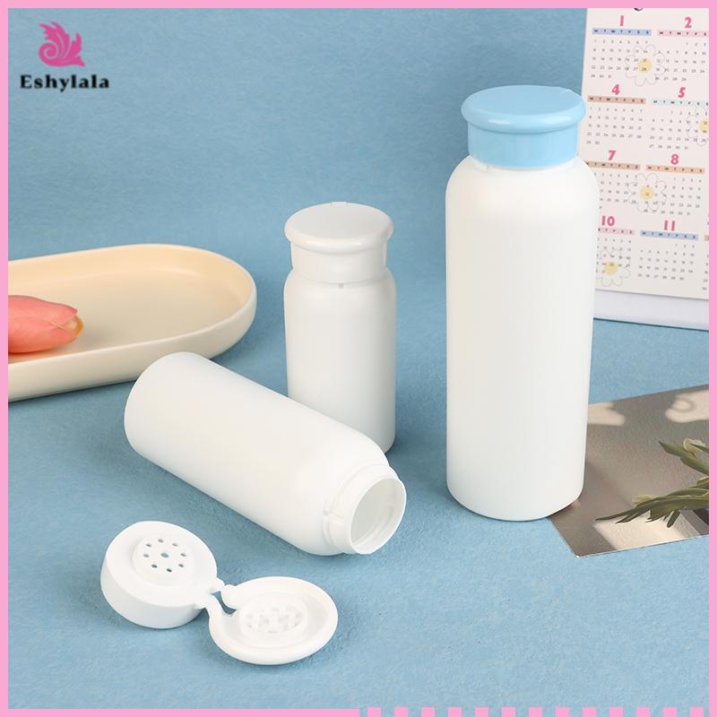 Eshylala 1 CÁI 30 / 50 / 100 / 150g Chai bột Talcum có thể đổ lại Hộp đựng bột mỹ phẩm Hộp đựng bột nhựa Chai rỗng [MỚI]