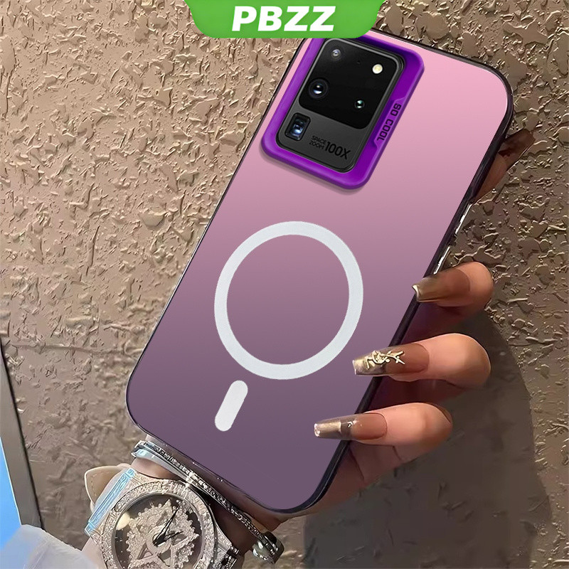 FOR ốp lưng Dành CHO Vỏ samsung s20 ultra samsung s20 plus samsung s20 Fe samsung s20 Vỏ điện thoại cứng TPU Vỏ chống sốc thiết kế mới thẩm mỹ Thu hút từ không dây CYBSWX01