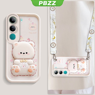 Ốp Lưng Cho Vivo v40 Lite vivo Y19S 4G y29s y04 Y29 4g V50 LITE 5G Vỏ Điện Thoại Vỏ Mềm Silicon Chống Sốc Thiết Kế Mới Thẩm Mỹ Có Giá Đỡ Và Dây Buộc Cho Bé Gái JTXXZJGS01