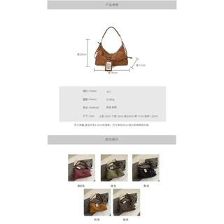 Dung Tích Lớn Retro Túi Nữ 2026 Phong Cách Mới Retro Casual Niche Messenger Túi Một Vai Nách Đi Làm Túi Bánh Bao
