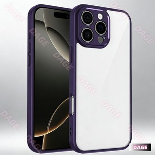 Ốp điện thoại Acrylic Cho IPhone 14 15 16 Plus 13 12 11 Pro Max Bảo Vệ Camera Ốp điện thoại Trong Suốt