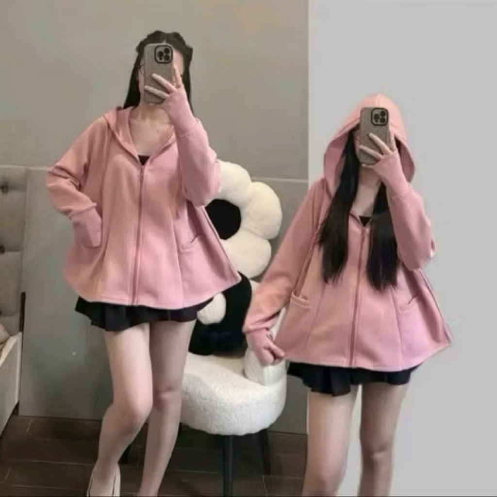 Áo  chống nắng Nữ, chất UMI Hàn Cánh Dơi Dáng Xoè Babydol có túi dày dặn cản tia UV mới nhất