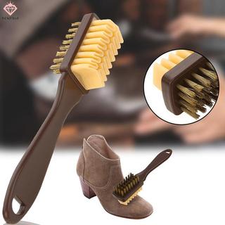 [PCW-T] Bàn chải làm sạch bền 2 mặt Tẩy cao su Phù hợp cho giày da lộn Boot Cleaner