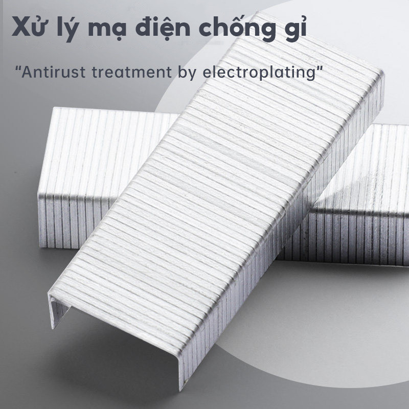 Ghim bấm giấy 10 hộp 1000 kim, kim dập ghim tài liệu cho máy bấm ghim văn phòng