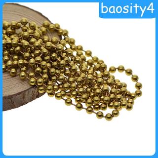 Dây chuyền bóng dài 2 mét bằng đồng thau, kèm móc khóa đính cườm