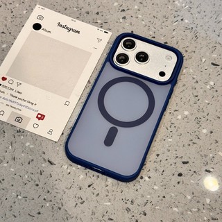 Ốp Điện Thoại Silicon Acrylic Từ Tính Màu Trơn Đơn Giản Cho iPhone 17 16 15 14 13 12 11 Pro Max XR XS Max 7 8 Plus Ốp Lưng