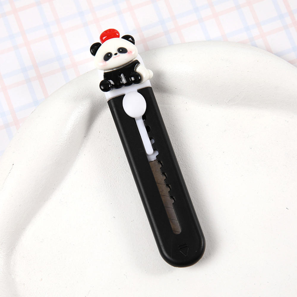 Dao bỏ túi gấu trúc Kawaii | Dụng cụ cắt có thể thu vào an toàn để sử dụng hàng ngày