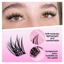 FAVORITEGOODS Manga Mi, 8-16mm 12 Hàng Lông Mi Cổ Tích, Không Tàn Ác Dày Kịch Tính Tự Nhiên C Curl Cụm Lông Mi dành cho Nữ Làm Đẹp
