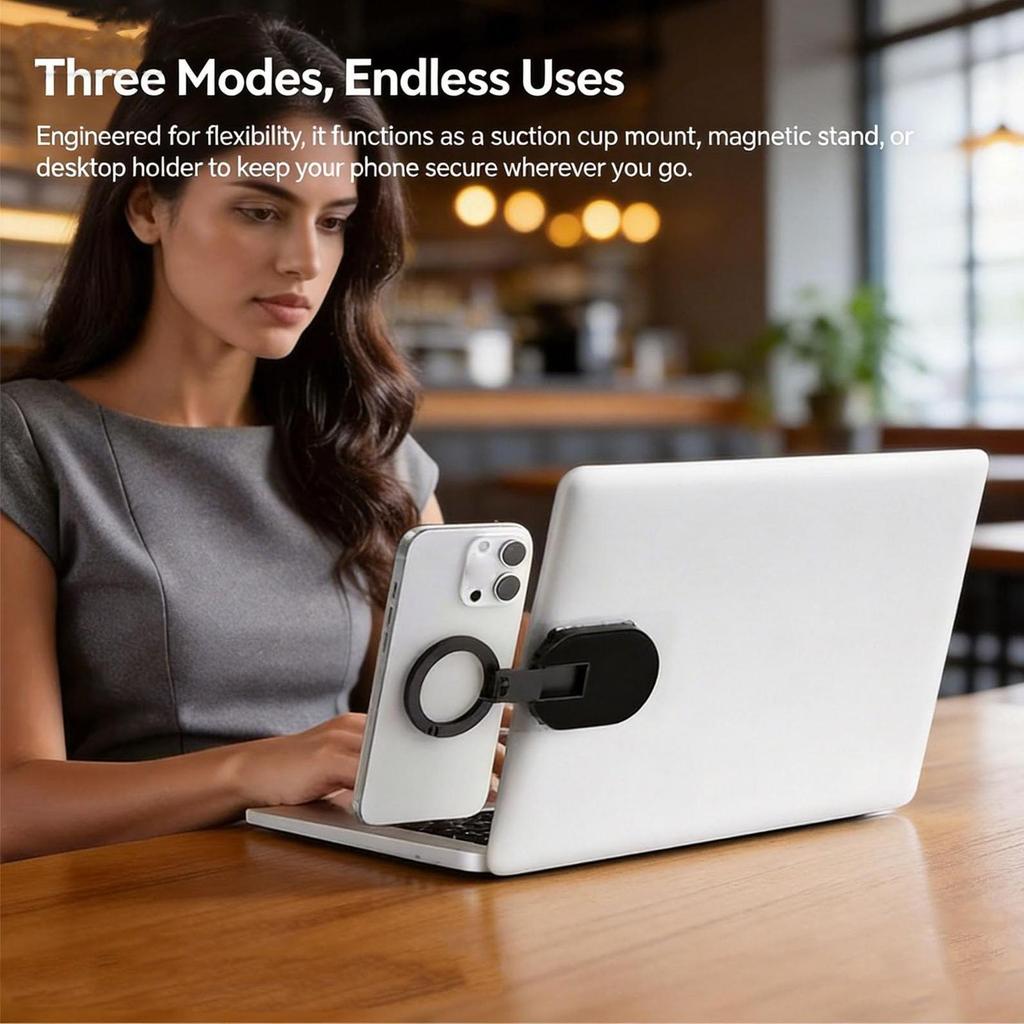 Từ Hút Điện Thoại Gắn Xoay 360 Độ Có Thể Gập Lại Không Trơn Trượt Điện Thoại Giá Đỡ Điện Thoại Thông Minh Kẹp Cho Tự Động