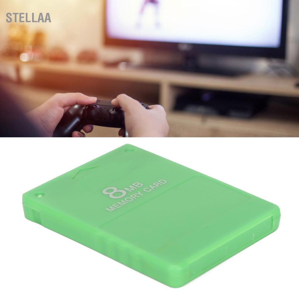 Stellaa Thẻ nhớ Stellaa 8 MB FMCB V1.966 McBoot Bộ lưu trữ dữ liệu ngoài cho tất cả các máy chơi game Chơi game di động cắm và chạy tốc độ cao (Màu vàng)