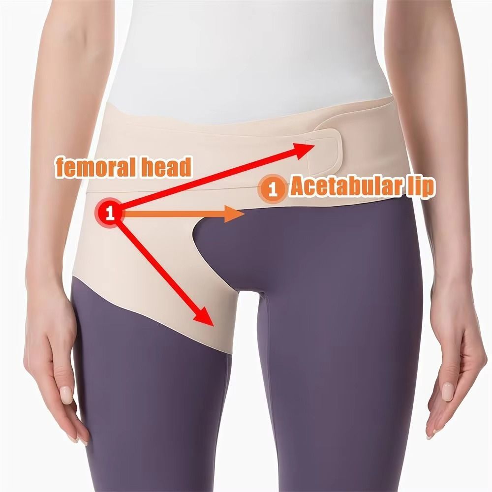 FAVORITEGOODS Nẹp hông, Tay nén đùi siêu mỏng có thể điều chỉnh, Chất lượng cao Elestic Sciatic Nerve Giảm đau chân thoáng khí quấn hông cho nữ và nam giới