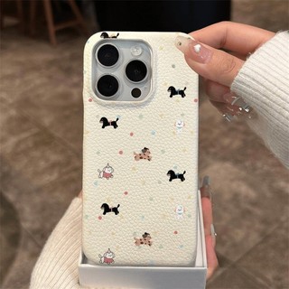 Dành Cho IPhone 17 16 15 14 13 12 11 Pro Max X XR Max  7 8 Plus Dễ thương Dachshund Dog Lychee xăm trường hợp điện thoại