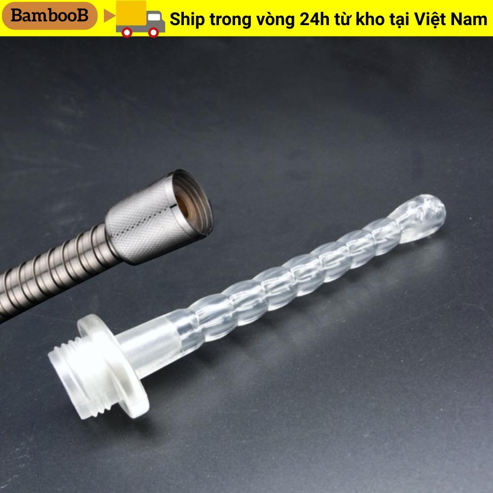 Xịt cầm tay BAMBOOB Vòi sen cầm tay hữu ích Không bắn tung tóe Sữa rửa hậu môn bằng silicon