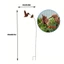 Sẽ Rusty Metal Hummingbird Yard Art Phong cách cổ điển Điêu khắc chim sắt rèn