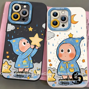 Ốp Lưng Cho Realme C75 C67 C51 C65 C63 C55 C35 C15 C25 Note 50 C33 C21 C12 C11 C30 Cặp đôi hoạt hình lấp lánh