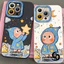 Ốp Lưng Cho Realme C75 C67 C51 C65 C63 C55 C35 C15 C25 Note 50 C33 C21 C12 C11 C30 Cặp đôi hoạt hình lấp lánh