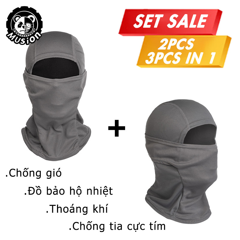 Mặt nạ và mũ len Balaclava unisex chống tia UV đàn hồi