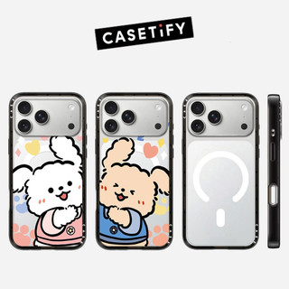 Phong Cách Mới Cặp Đôi Dòng Chó Acrylic Ốp Lưng Điện Thoại iPhone 17 Pro Max 17 Air 16 Plus 15 14 13 12 Vỏ Bảo Vệ Chống Sốc