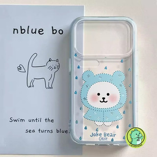 Ốp Điện Thoại Gấu Joke 2in1 Dễ Thương Cho OPPO F31 F29 F27 F23 F21 F21S F19 F11 Find X9 X8 X8S X7 X6 K13 Turbo Pro Plus K13X K10 5G 4G Vỏ Hoạt Hình Trong Suốt Vỏ Mềm Dây Vòng Tay