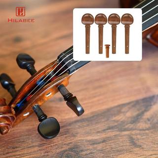 Chốt điều chỉnh đàn violin bền bỉ với đầu máy gỗ Endpin Bộ chỉnh âm tinh xảo để thay thế phụ kiện đàn violin cỡ 4 / 4
