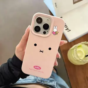 Mèo Miffi xinh xắn cho 16 vỏ điện thoại iPhone17Air vỏ silicon 14/13/11Pro