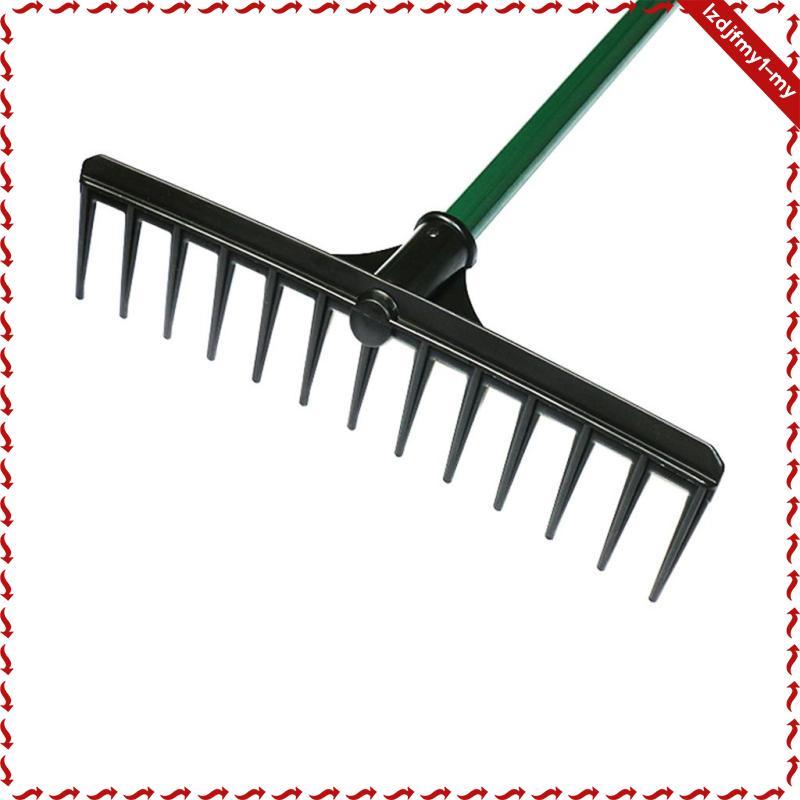 Leipupa Golf Club Grip Rake Bunkers Course Garden Lawn Organizing Rake Head 35x8cm