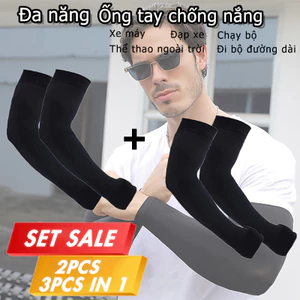 Musion [Ưu đãi đặc biệt] Tay áo tay làm mát mùa hè Tay áo xe đạp Lái xe mùa hè Bảo vệ tia cực tím cho nam tay áo chống nắng cỡ lớn