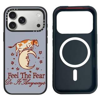 CASECASE X Feel the Fear Case White Camera Ring Edition Matte Đen Cứng Hút Từ Tính Tác Động Dành Cho Apple IPhone 13 14 15 16 17 Pro Max Air Plus Có Hộp