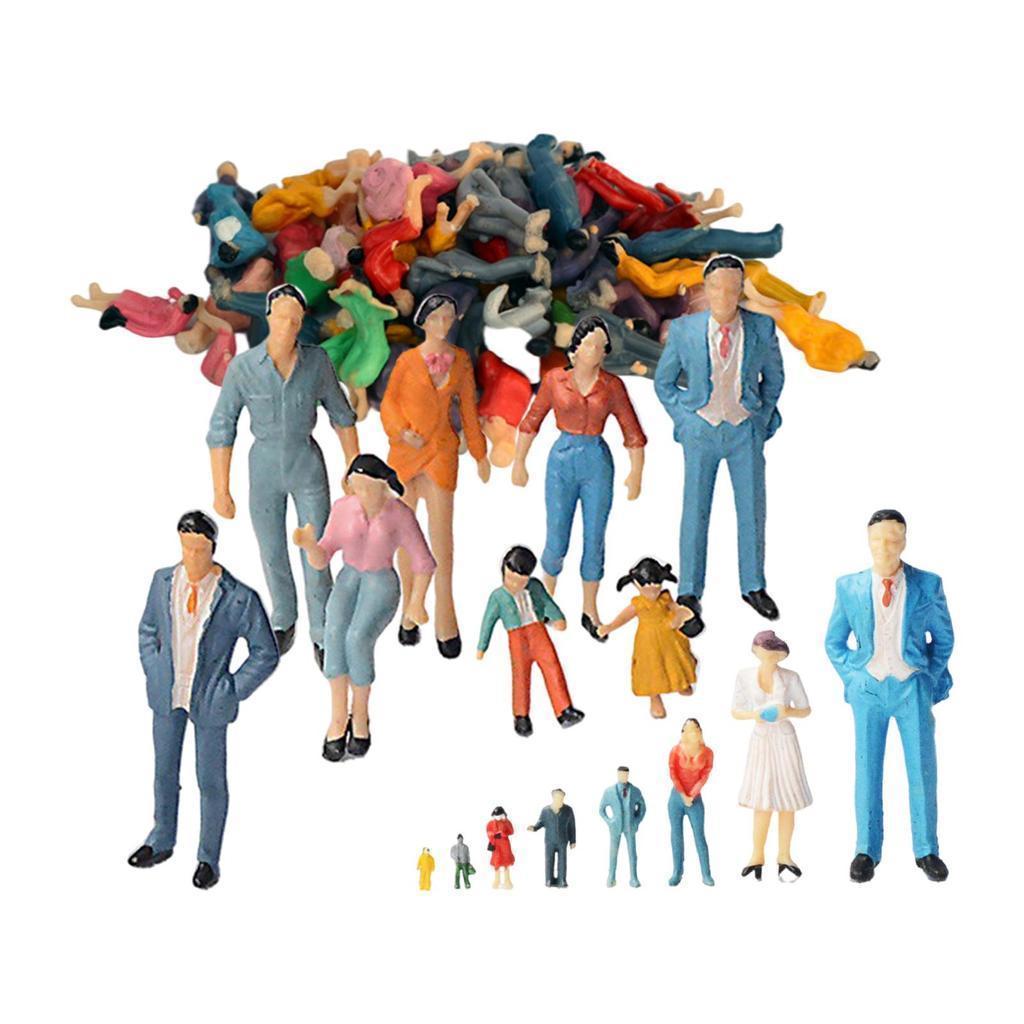 Nhựa Vẽ Tay Nhân Vật Phong Cảnh Cát Bàn Đồ Chơi Mini Người Diorama Trang Trí