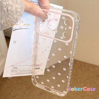 Ốp Lưng Cho IPhone 11 16 17 15 13 14 12 Pro Max 17AIR 15 7 8 Plus X XR Max Bìa Mềm Trong Suốt Hoa Ngọt Ngào