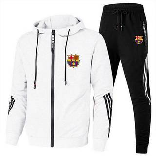 Men's Sport Suit Sportswear Running Slim Spring and Autumn Leisure Hooded Fashion Sweater Two-Piece Men's Clothing GfCw