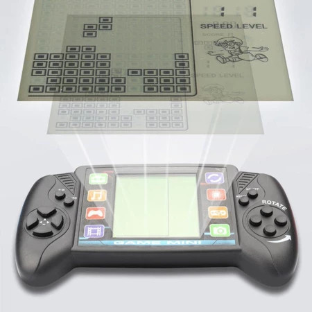 【COD】Đồ chơi máy game bỏ túi thiết kế retro, chơi trò xếp hình kinh điển và có tính năng nghe nhạc đa năng.