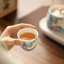 Bộ Trà Dehua Da Lộn Ngọc Men Nhiều Màu Sắc Trà Cốc Master Cup Trà Đá Trà Trà Bộ Gốm Trà Kung Fu Trà 1.13