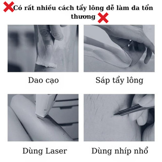 Kem tẩy lông lành tính, an toàn cho da, làm sạch nhanh chóng, không gây kích ứng da